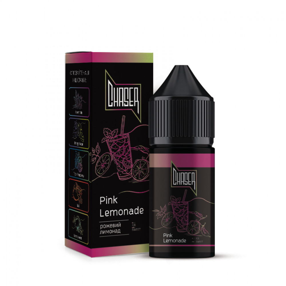 Chaser Black 30 мл - Pink Lemonade Со вкусом Лимонада, Малины Chaser Black 30 мл - Pink Lemonade Со вкусом Лимонада, Малины
