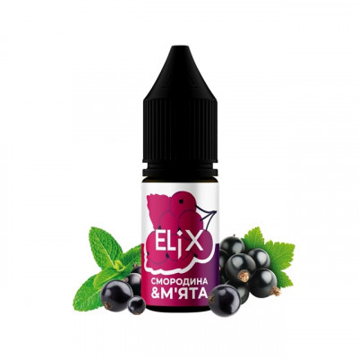 Elix 10 мл - Currant Mint Со вкусом Мяты, Смородины