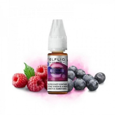 Elfliq 10 мл - Blueberry Sour Raspberry Со вкусом Кислого, Малины, Черника