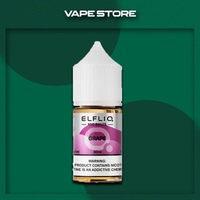 Elfliq 30 мл - Grape Со вкусом Винограда