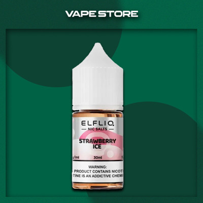 Elfliq 30 мл - Strawberry Ice Со вкусом Клубники, Холодка