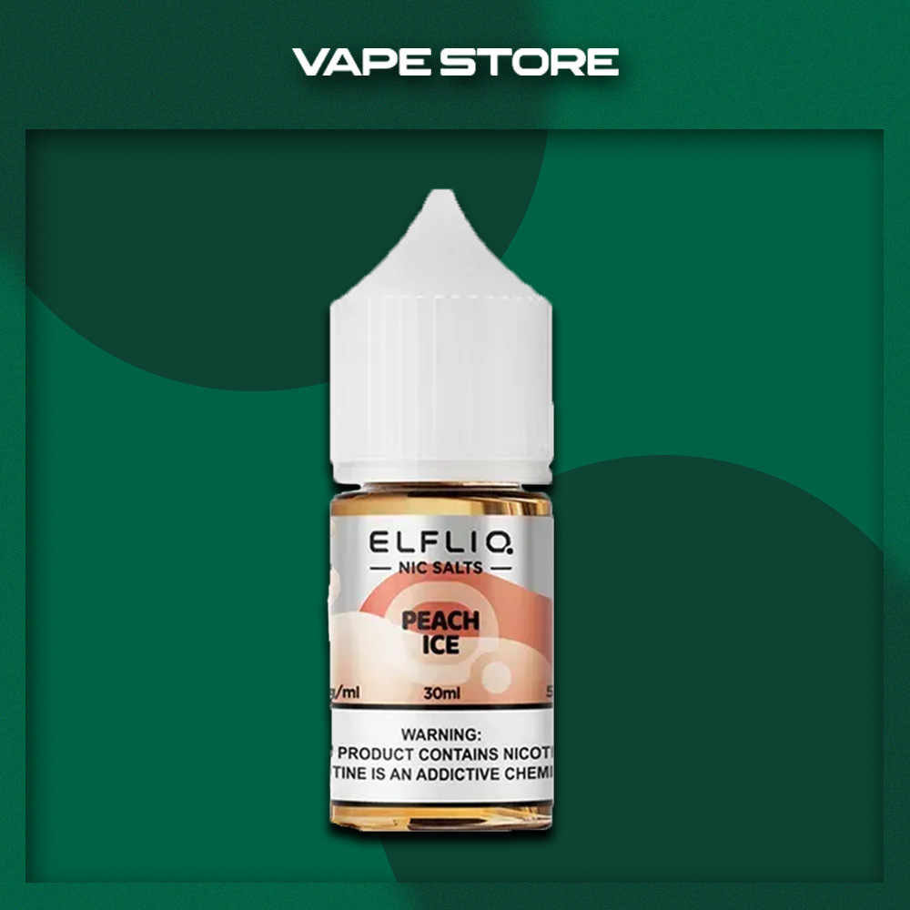 Elfliq 30 мл - Peach Ice Со вкусом Персика, Холодка Elfliq 30 мл - Peach Ice Со вкусом Персика, Холодка