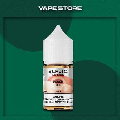 Elfliq 30 мл - Peach Ice Со вкусом Персика, Холодка