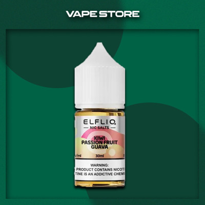 Elfliq 30 мл - Kiwi Passionfruit Guava Со вкусом Гуавы, Киви, Маракуйи
