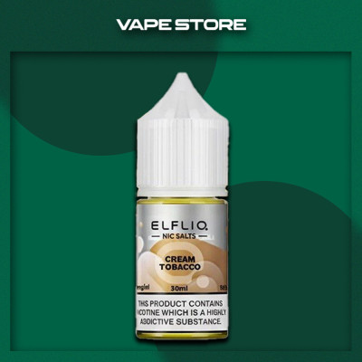 Elfliq 30 мл - Cream Tobacco Со вкусом Крема, Табака