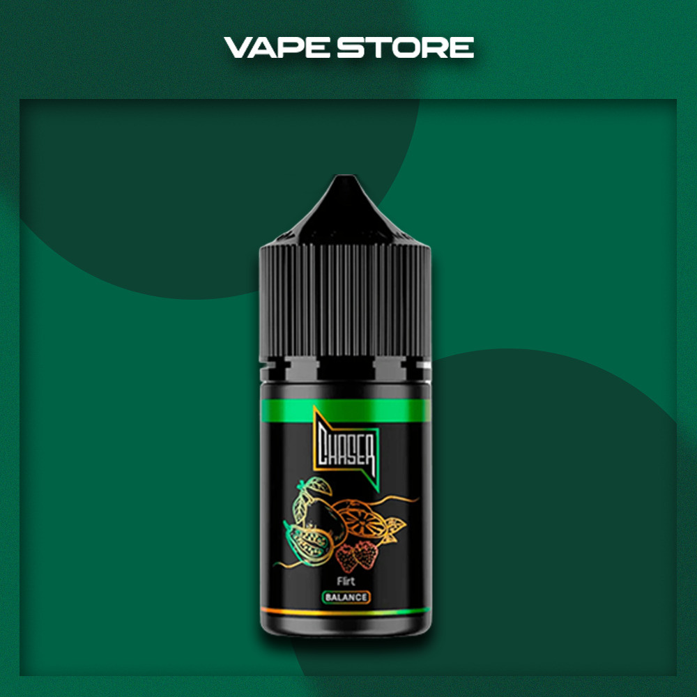 Chaser Black 30 мл - Flirt Со вкусом Апельсина, Гуавы, Земляники Chaser Black 30 мл - Flirt Со вкусом Апельсина, Гуавы, Земляники