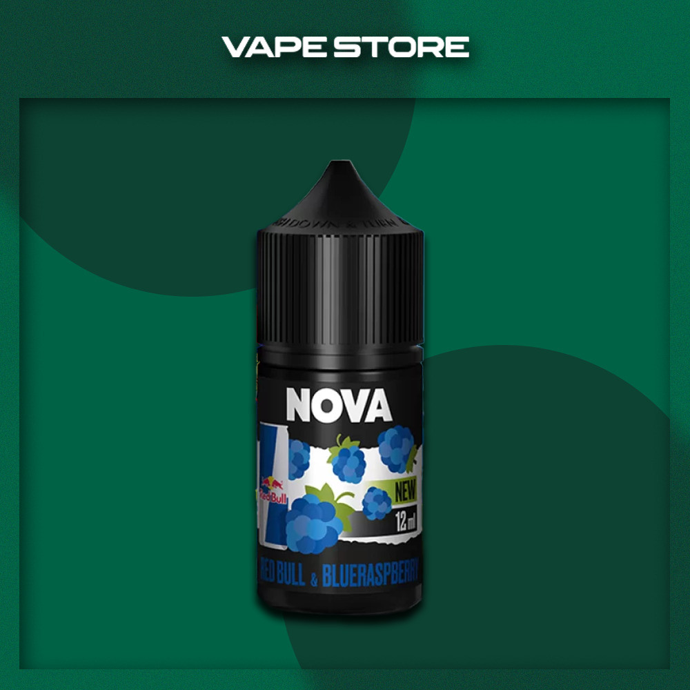 NOVA Salt 30 мл - Red Bull & BlueRaspberry Со вкусом Голубой малины, Энергетика NOVA Salt 30 мл - Red Bull & BlueRaspberry Со вкусом Голубой малины, Энергетика