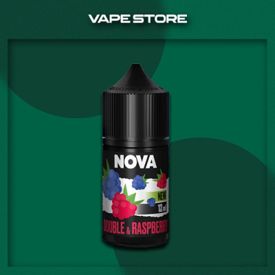 NOVA Salt 30 мл - Double Raspberry Со вкусом Голубой малины, Малины