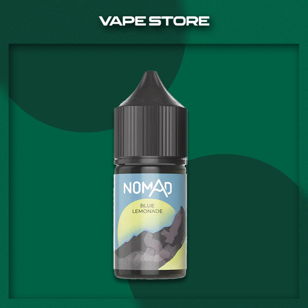 Жижа для ПОДа Nomad Salt 30 мл - Blue Lemonade Со вкусом Черника, Лимонада Жижа для ПОДа Nomad Salt 30 мл - Blue Lemonade Со вкусом Черника, Лимонада