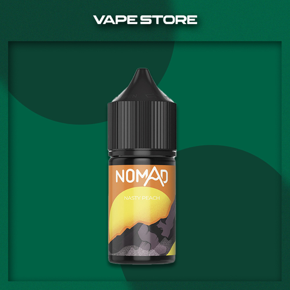 Жижа для ПОДа Nomad Salt 30 мл - Nasty Peach Со вкусом Персика, Чая Жижа для ПОДа Nomad Salt 30 мл - Nasty Peach Со вкусом Персика, Чая