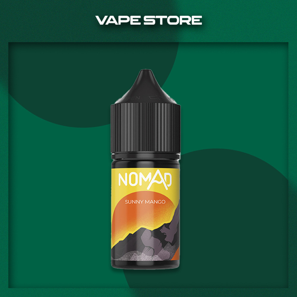 Жижа для ПОДа Nomad Salt 30 мл - Sunny Mango Со вкусом Манго Жижа для ПОДа Nomad Salt 30 мл - Sunny Mango Со вкусом Манго
