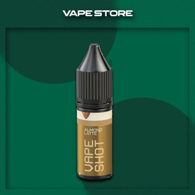 Vape Shot 15 мл - Almond Late Со вкусом Миндаля, Кофе