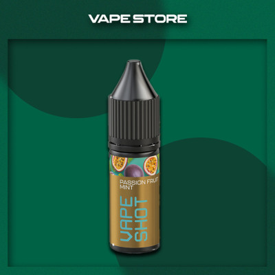 Vape Shot 15 мл - Paasion Fruit Mint Со вкусом Маракуйи, Мяты
