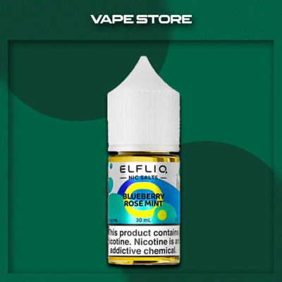 Elfliq 30 мл - Blueberry Rose Mint Со вкусом Мяты, Розы, Черника
