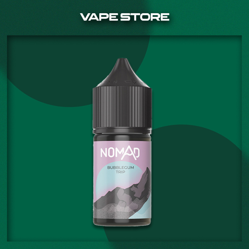 Жижа для ПОДа Nomad Salt 30 мл - Bubblegum Trip Со вкусом Жвачки Жижа для ПОДа Nomad Salt 30 мл - Bubblegum Trip Со вкусом Жвачки