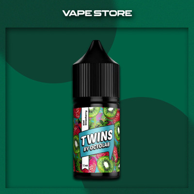 Twins Salt 30 мл - Kiwi Strawberry Со вкусом Киви, Клубники