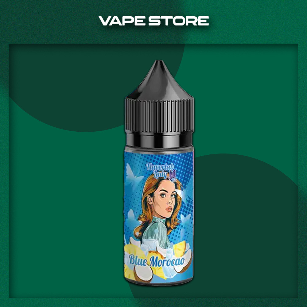 Жижа для ПОДа Flavorlab Lady 30 мл - Blue Morocao Со вкусом Коктейля Жижа для ПОДа Flavorlab Lady 30 мл - Blue Morocao Со вкусом Коктейля