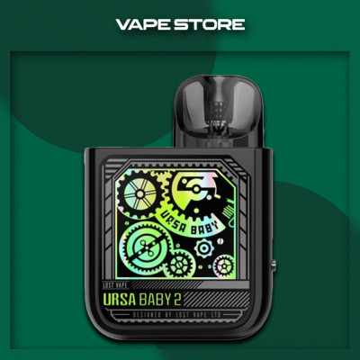 Lost Vape URSA Baby 2 - Pop Black x Time Gear