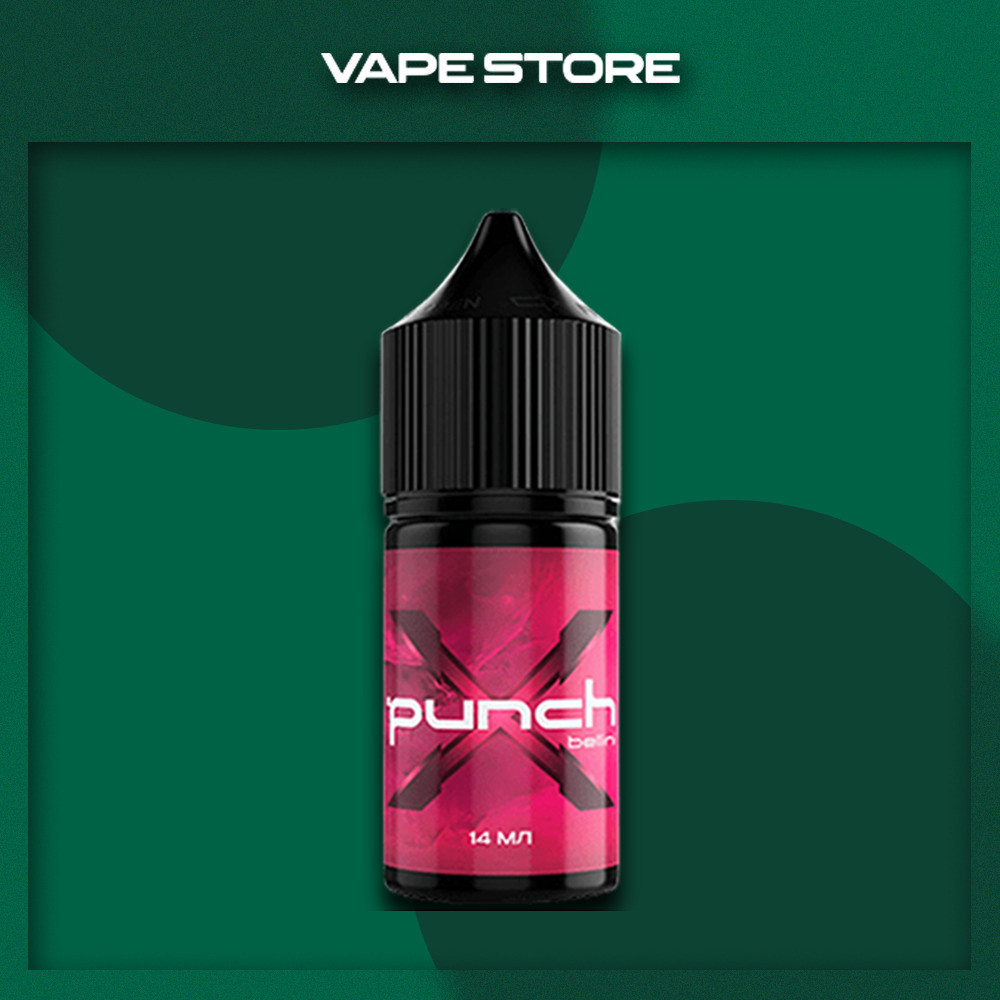 Punch X 30 мл - Bellini Со вкусом Вишни, Граната, Коктейля, Персика Punch X 30 мл - Bellini Со вкусом Вишни, Граната, Коктейля, Персика