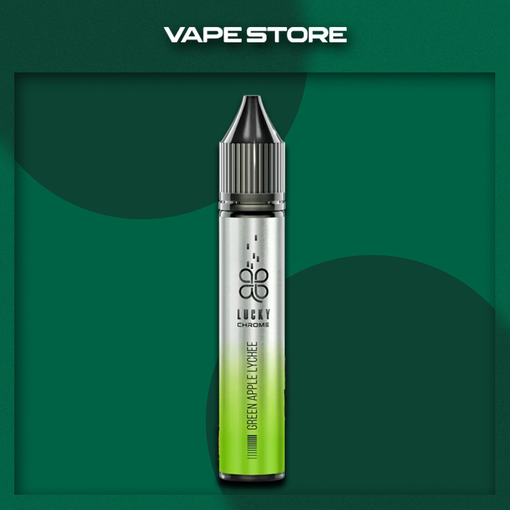 Lucky Chrome Salt 30 мл - Green Apple Lychee Со вкусом Личи, Яблока Lucky Chrome Salt 30 мл - Green Apple Lychee Со вкусом Личи, Яблока