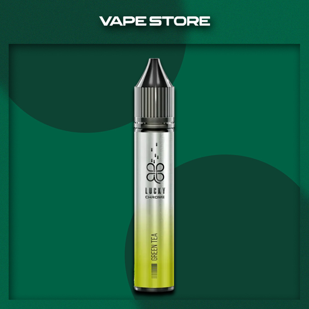 Lucky Chrome Salt 30 мл - Green Tea Со вкусом Чая Lucky Chrome Salt 30 мл - Green Tea Со вкусом Чая
