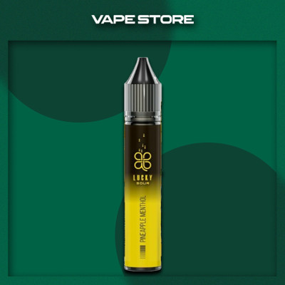 Lucky Salt 30 мл - Sour Pineapple Menthol Со вкусом Кислого, Ананаса, Ментола
