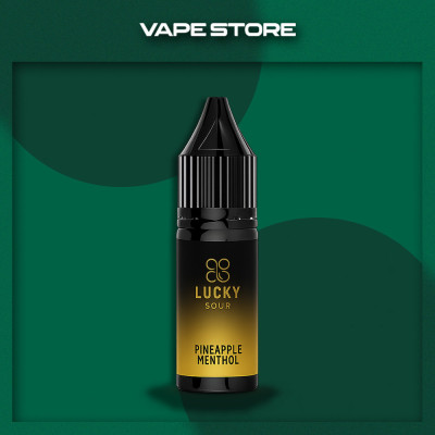 Lucky Salt 15 мл - Sour Pineapple Menthol Со вкусом Ананаса, Кислого, Ментола