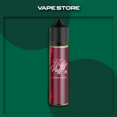 Fluffy Puff 60ml Organic - Cherry Candy Со вкусом Вишни, Конфеты