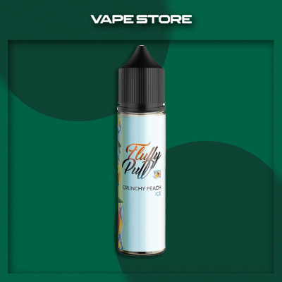 Fluffy Puff 60ml Organic - Crunchy Peach Ice Со вкусом Персика, Холодка
