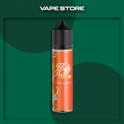 Fluffy Puff 60ml Organic - Creamy Cookie Со вкусом Крема, Печенья