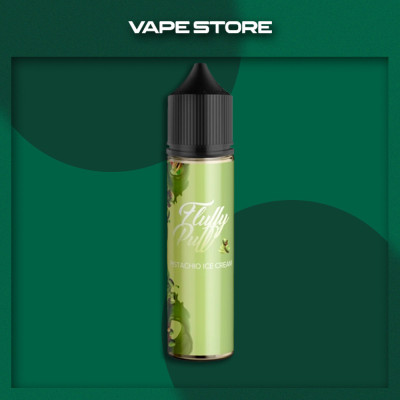 Fluffy Puff 60ml Organic - Pistachio Ice Cream Со вкусом Мороженого, Фисташки
