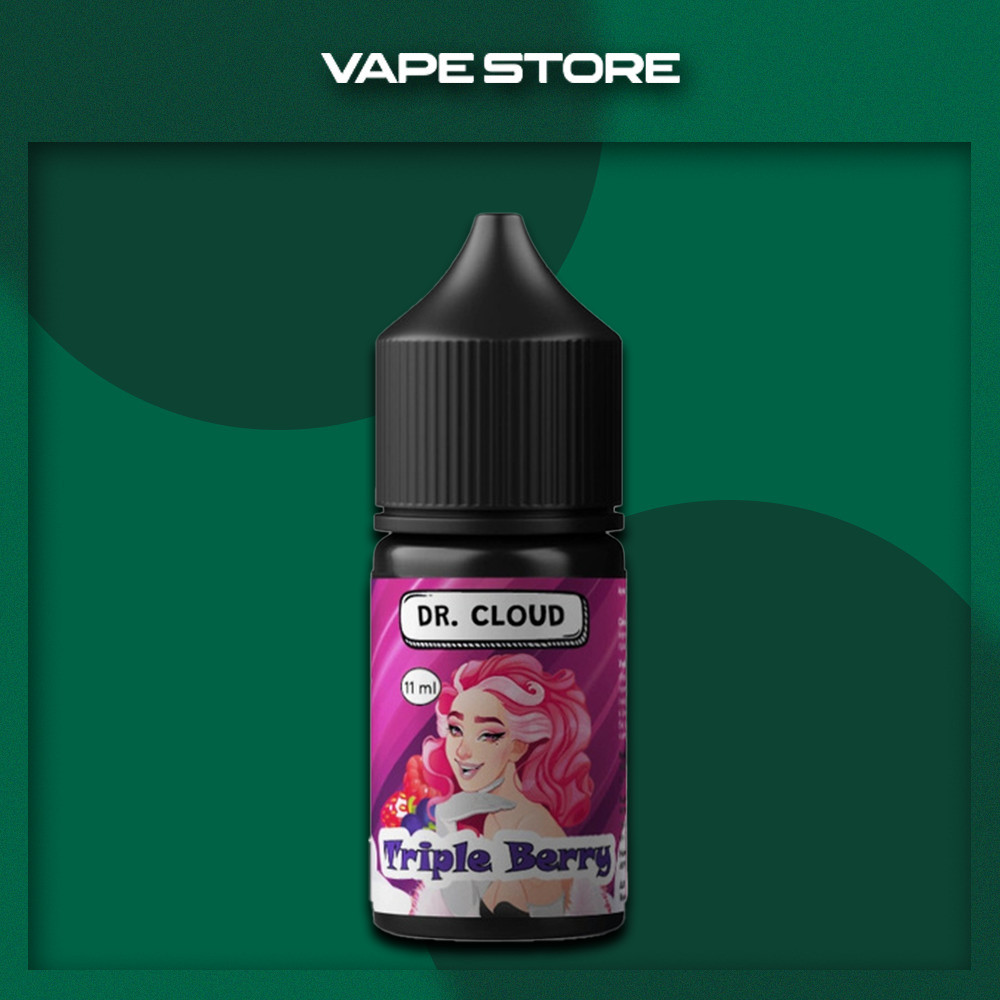 Жижа для ПОДа Dr. Cloud 30ml - Triple Berry Жижа для ПОДа Dr. Cloud 30ml - Triple Berry