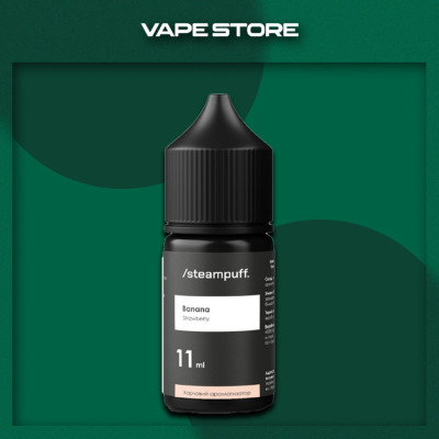 Steampuff 30ml - Banana Strawberry Со вкусом Банана, Клубники