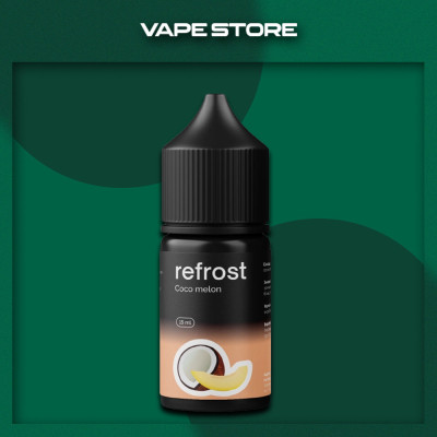 Refrost 30ml - Melon Coconut Со вкусом Дыни, Кокоса