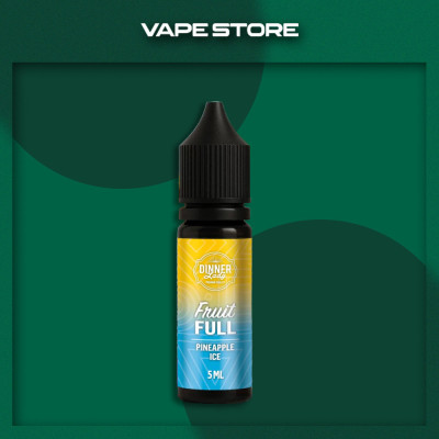 Dinner Lady Full Fruit 15ml - Pineapple Ice Со вкусом Ананаса, Холодка