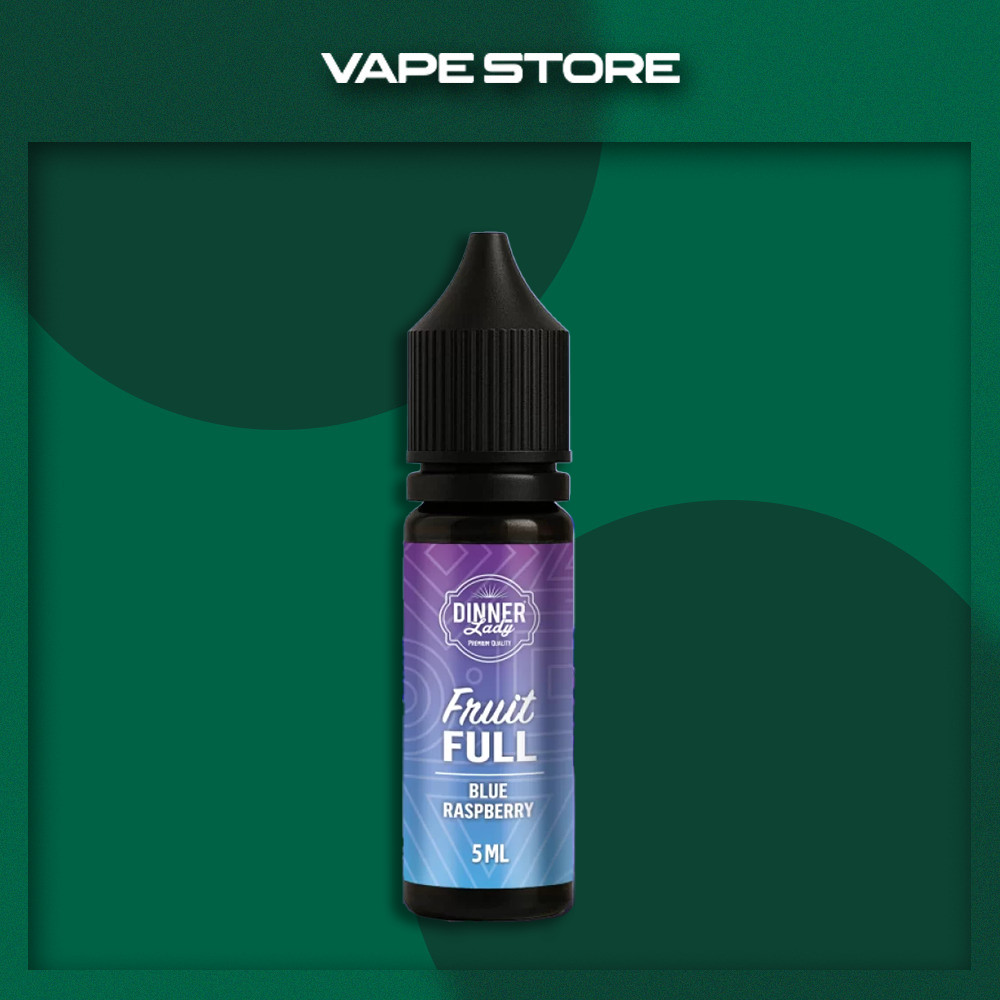 Жижа для ПОДа Dinner Lady Full Fruit 15ml - Blue Raspberry Жижа для ПОДа Dinner Lady Full Fruit 15ml - Blue Raspberry