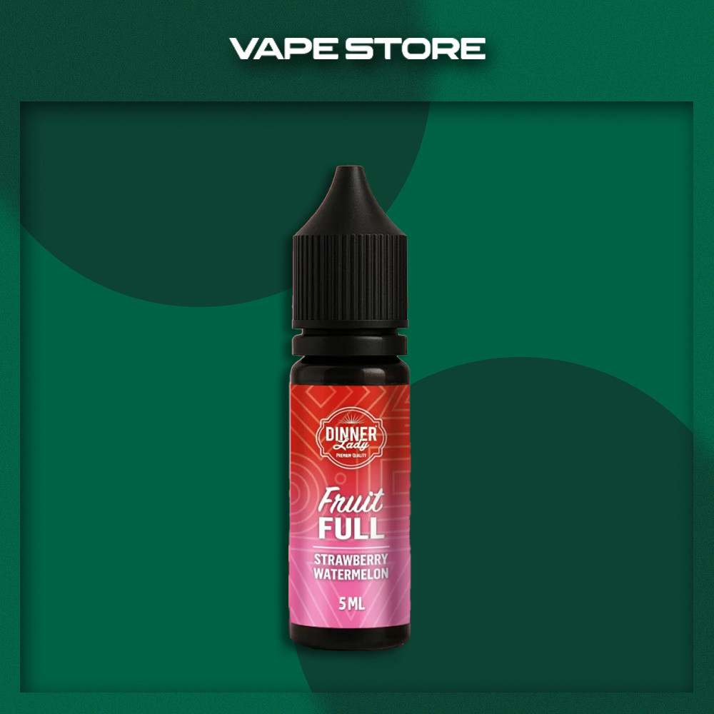 Жижа для ПОДа Dinner Lady Full Fruit 15ml - Strawberry Watermelon Жижа для ПОДа Dinner Lady Full Fruit 15ml - Strawberry Watermelon