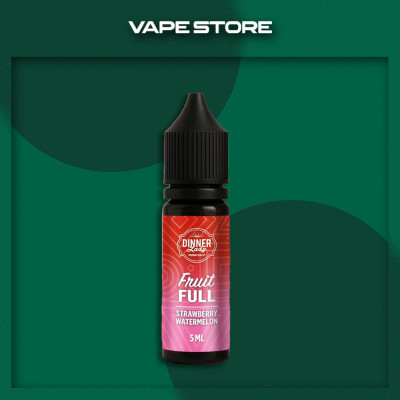 Dinner Lady Full Fruit 15ml - Strawberry Watermelon Со вкусом Арбуза, Клубники