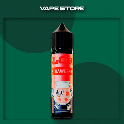 Sliced Organic 60ml - Strawberry Со вкусом Клубники