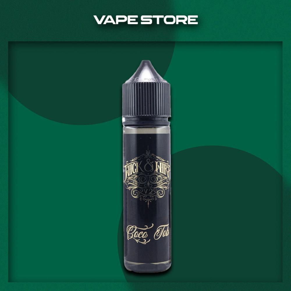 Жижа для ПОДа Wick&Wire v2 Organic 60ml - Coco Tob v2 Жижа для ПОДа Wick&Wire v2 Organic 60ml - Coco Tob v2