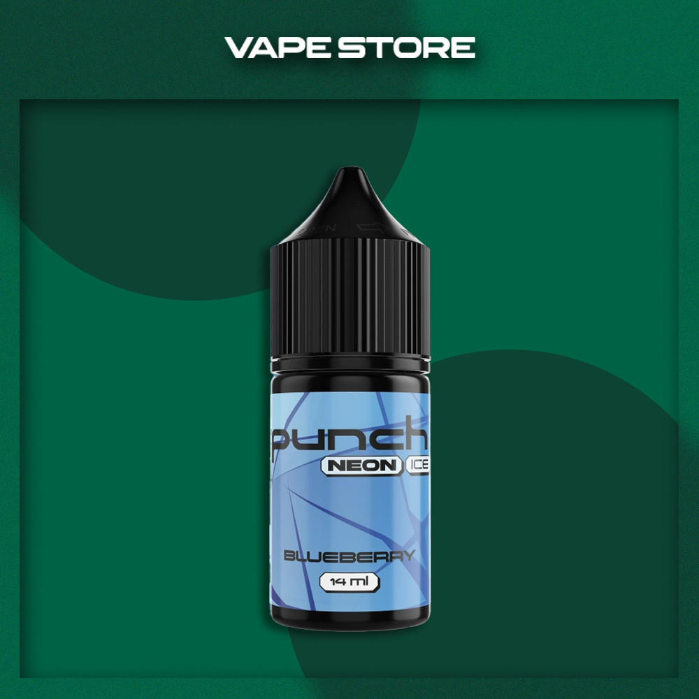 Жижа для ПОДа Punch Neon Ice 30 мл - Blueberry Жижа для ПОДа Punch Neon Ice 30 мл - Blueberry