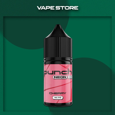 Punch Neon Ice 30 мл - Cherry Со вкусом Вишни, Холодка