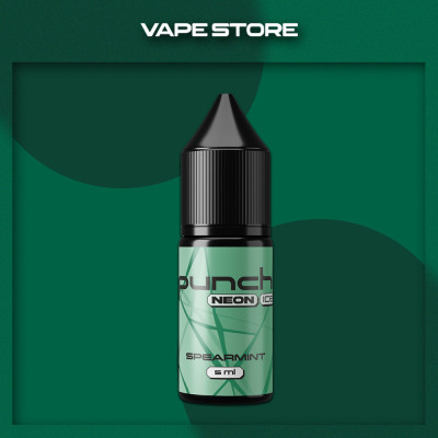Punch Neon Ice 10 мл - Spearmint Со вкусом Мяты, Холодка