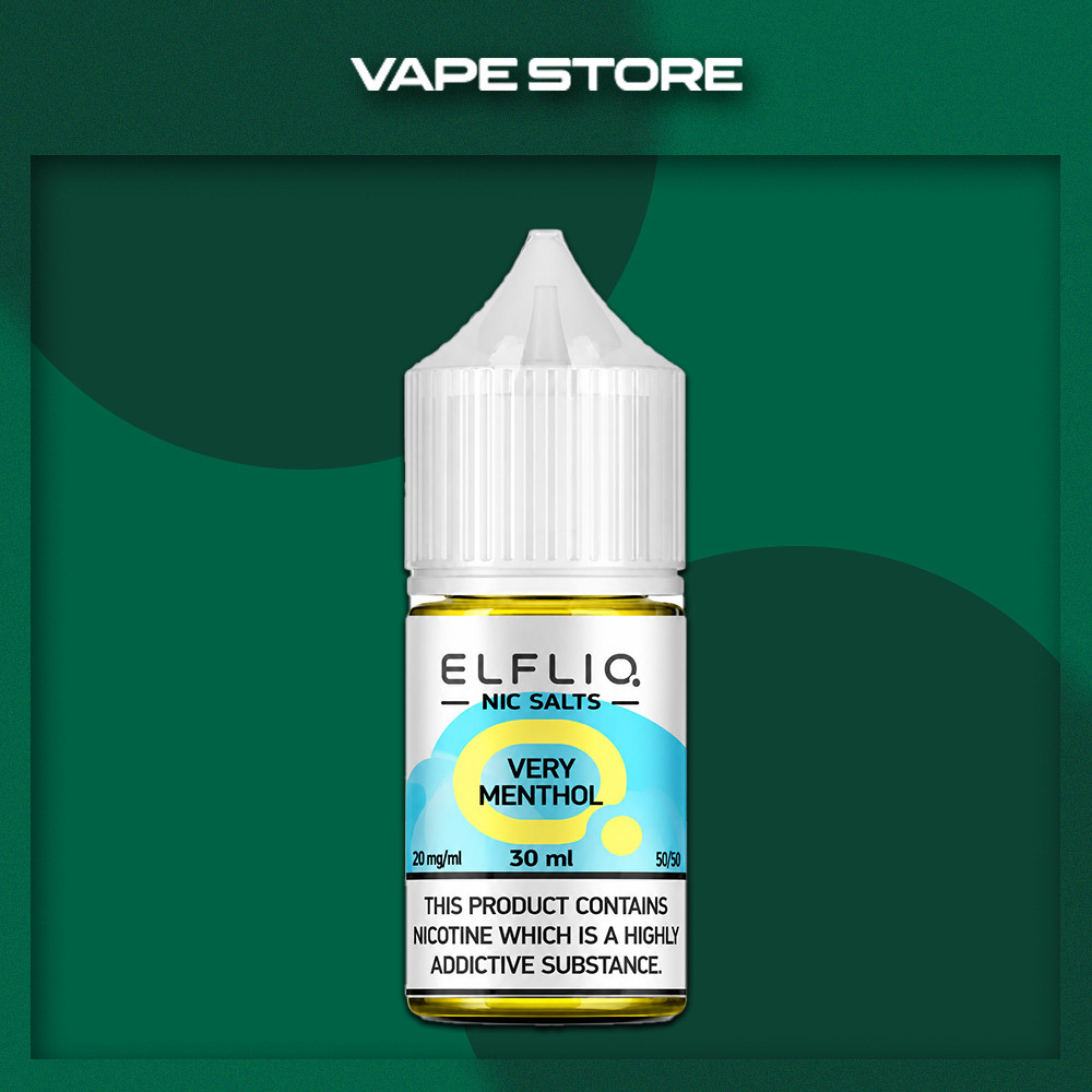 Жижа для ПОДа Elfliq 30 мл - Very Menthol Жижа для ПОДа Elfliq 30 мл - Very Menthol