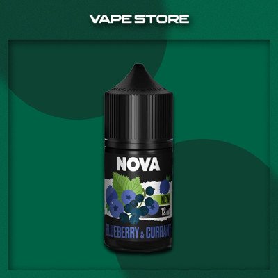 NOVA Salt 30 мл - Blueberry Currant Со вкусом Смородины, Черника