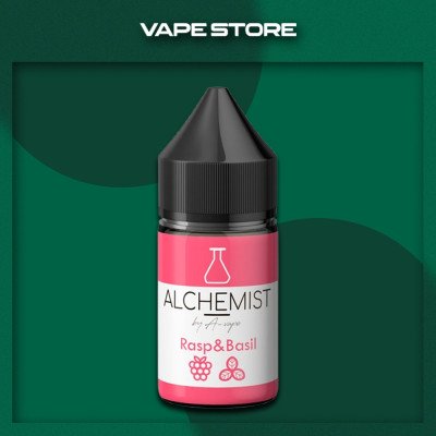 Alchemist Salt 30 мл - Rasp Basil Со вкусом Базилика, Малины