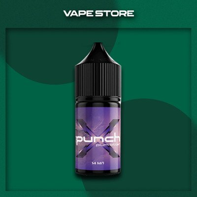 Punch X 30 мл - Plum Bitter Со вкусом Винограда, Коктейля, Сливы