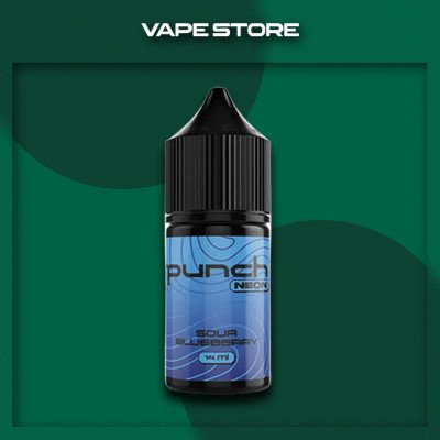 Punch Neon 30 мл - Sour Blueberry Со вкусом Кислого, Черника
