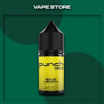 Punch Neon 30 мл - Sour Lemon Со вкусом Кислого, Лимона