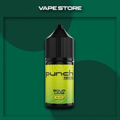 Punch Neon 30 мл - Sour Lime Со вкусом Кислого, Лайма
